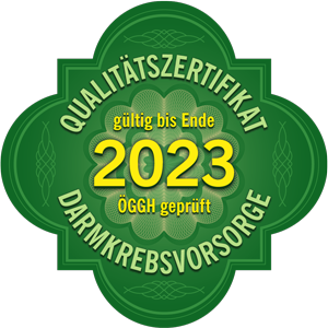 Qualitätszertifikat Darmkrebsvorsorge - Dr. Gernot Schlosser - Facharzt für Innere Medizin - 1230 Wien
