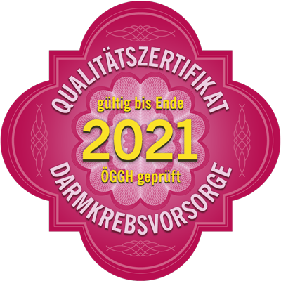 Qualitätszertifikat Darmkrebsvorsorge